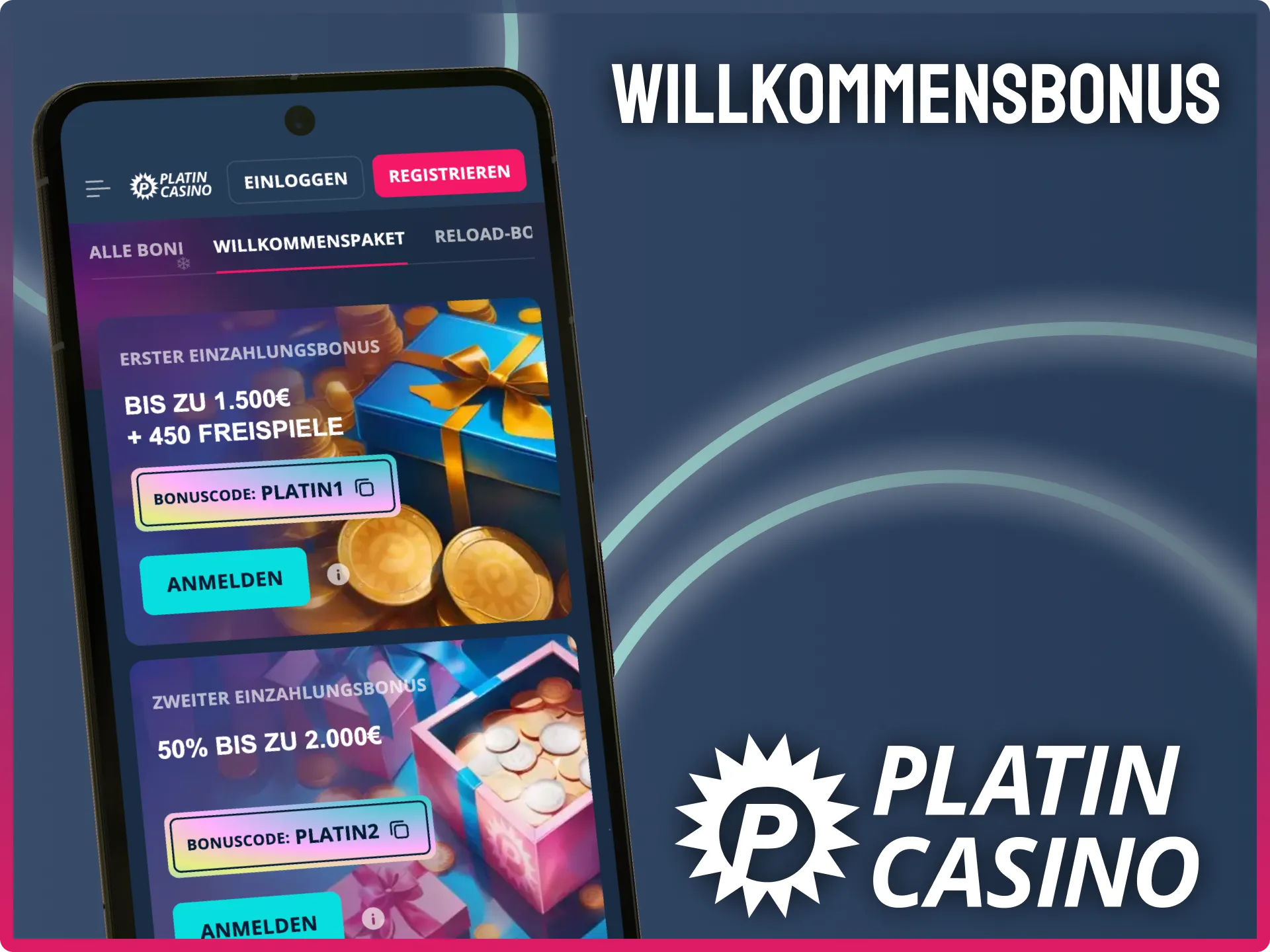 Willkommensbonus bei Platin Casino sichern und Freispiele nutzen.