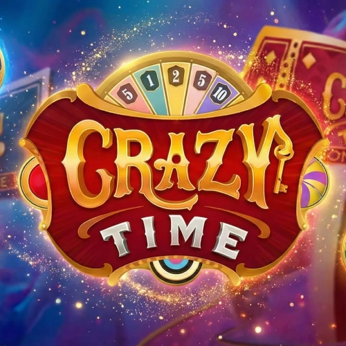 Drehe das bunte Glücksrad der beliebten Gameshow Crazy Time im Platin Casino.