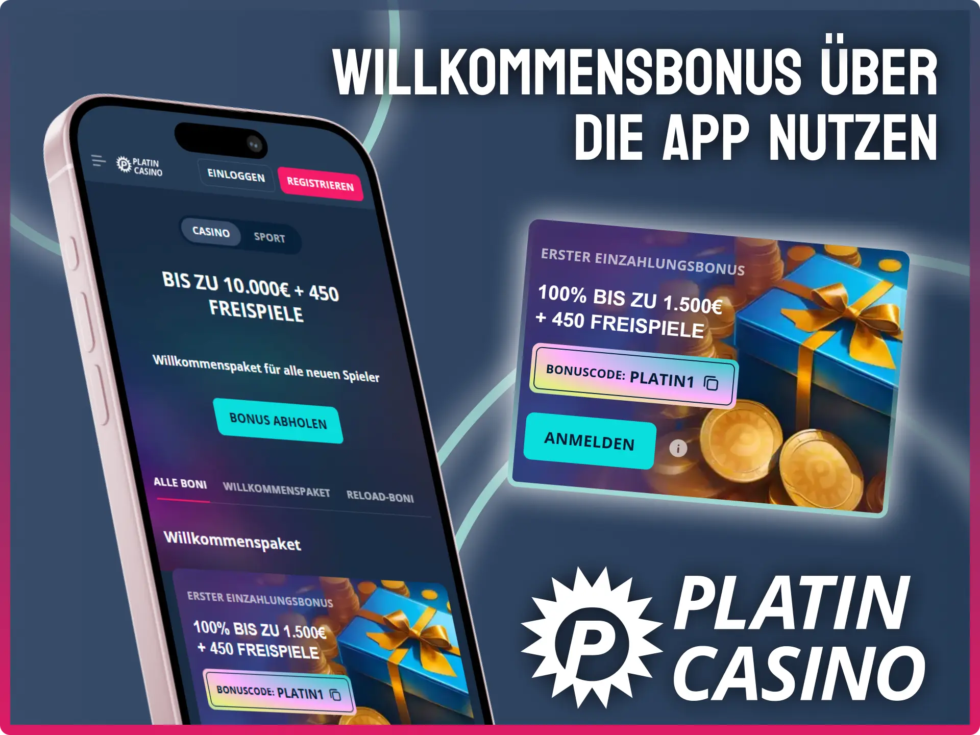 Nutze Willkommensbonus über Platincasino App und starte mit Vorteilen.
