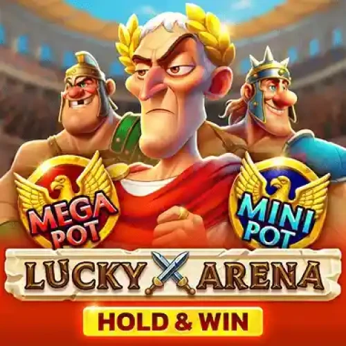 Teste Lucky Arena Slot bei Platincasino und genieße Action.