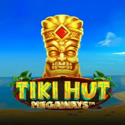 Spiele Tiki Hut Slot bei Platincasino mit tropischem Design.